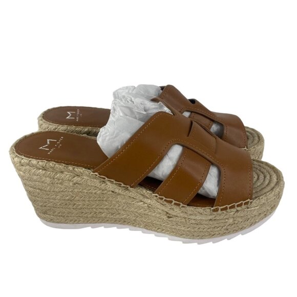 Marc Fisher Robbyn Espadrille Wedge Sandals 9.5M - Picture 1 of 8